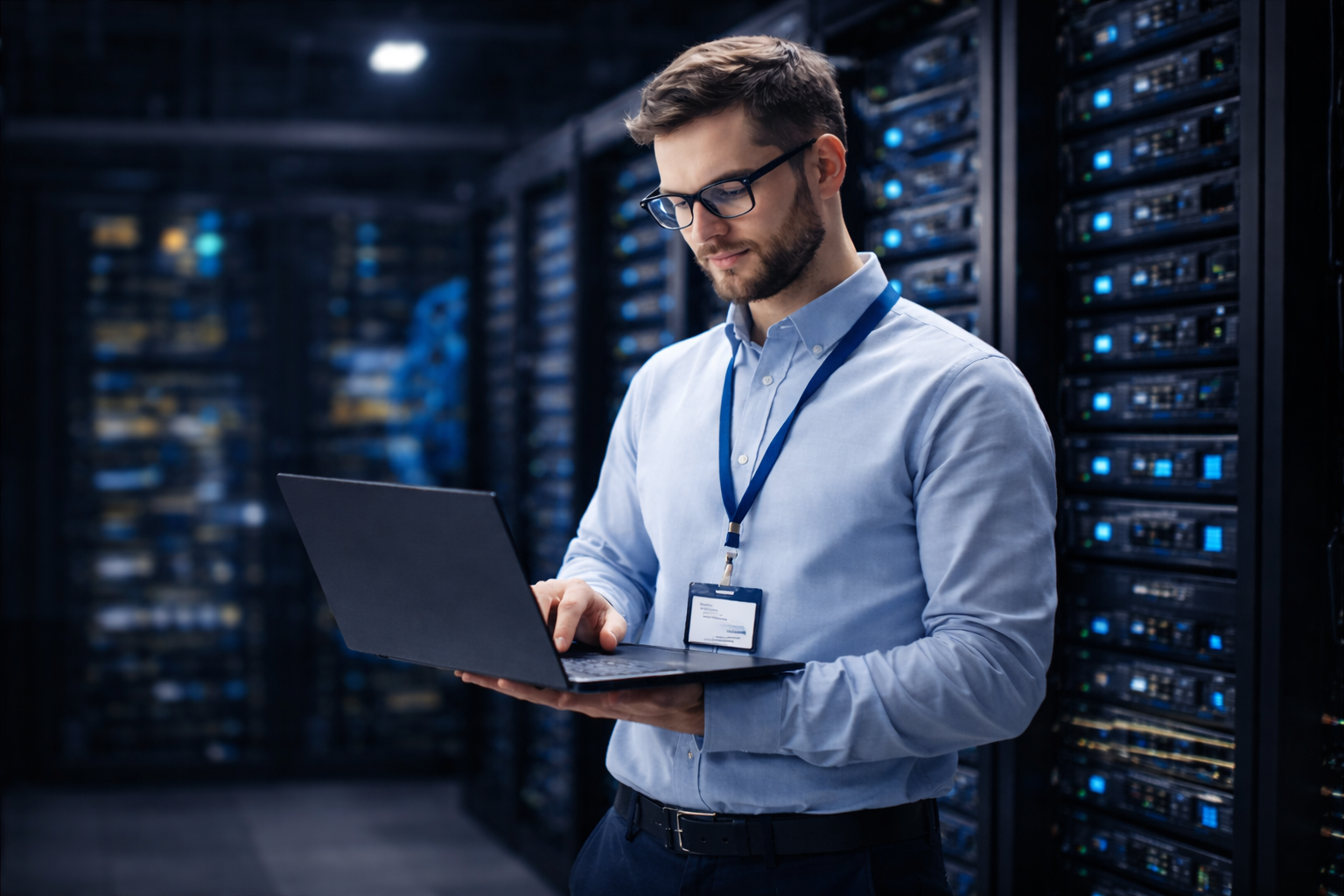 IT-System Solution — инженер за работой